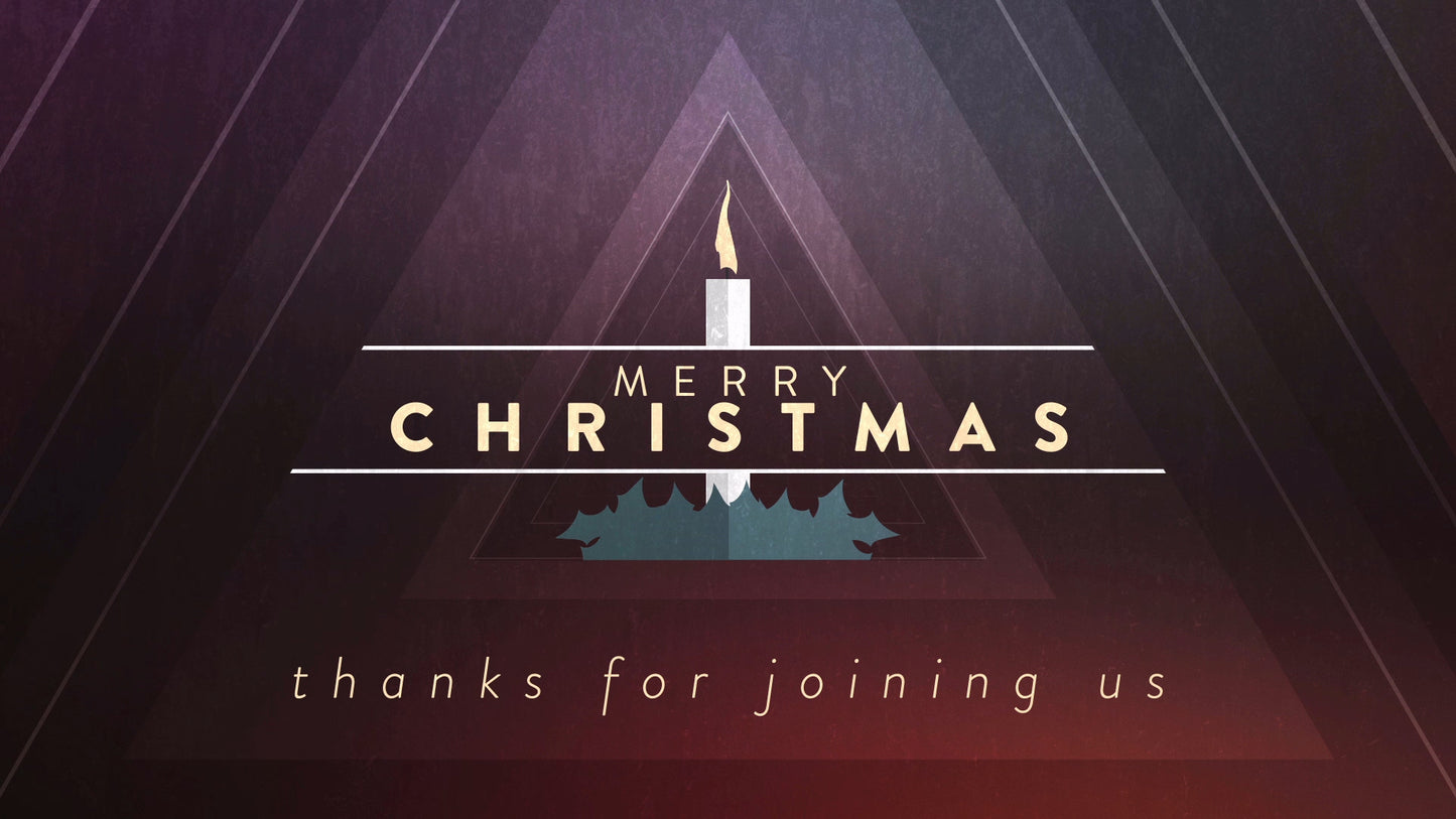 Christmas Candles Merry Still