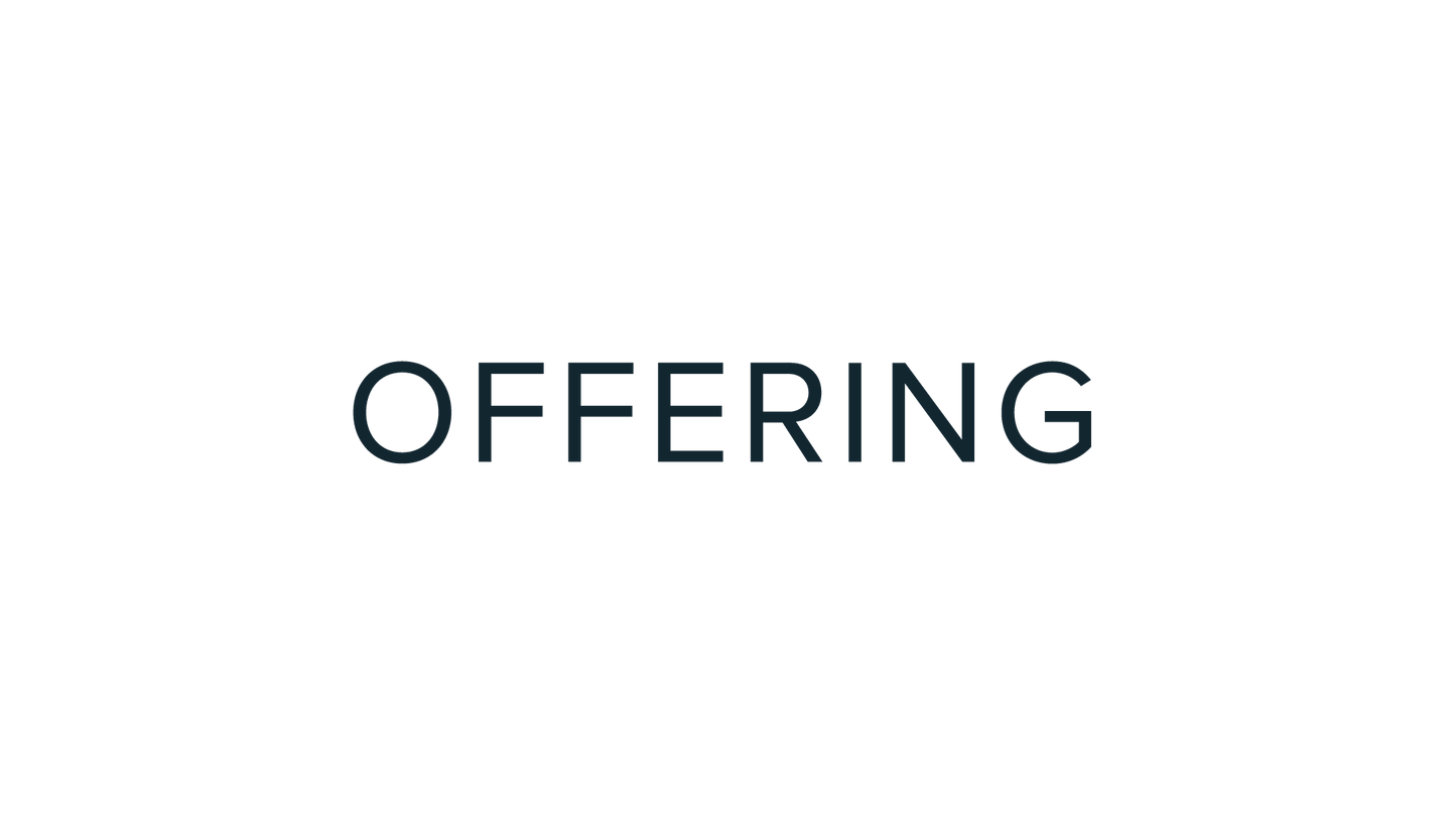 Holy Week Easter Offering