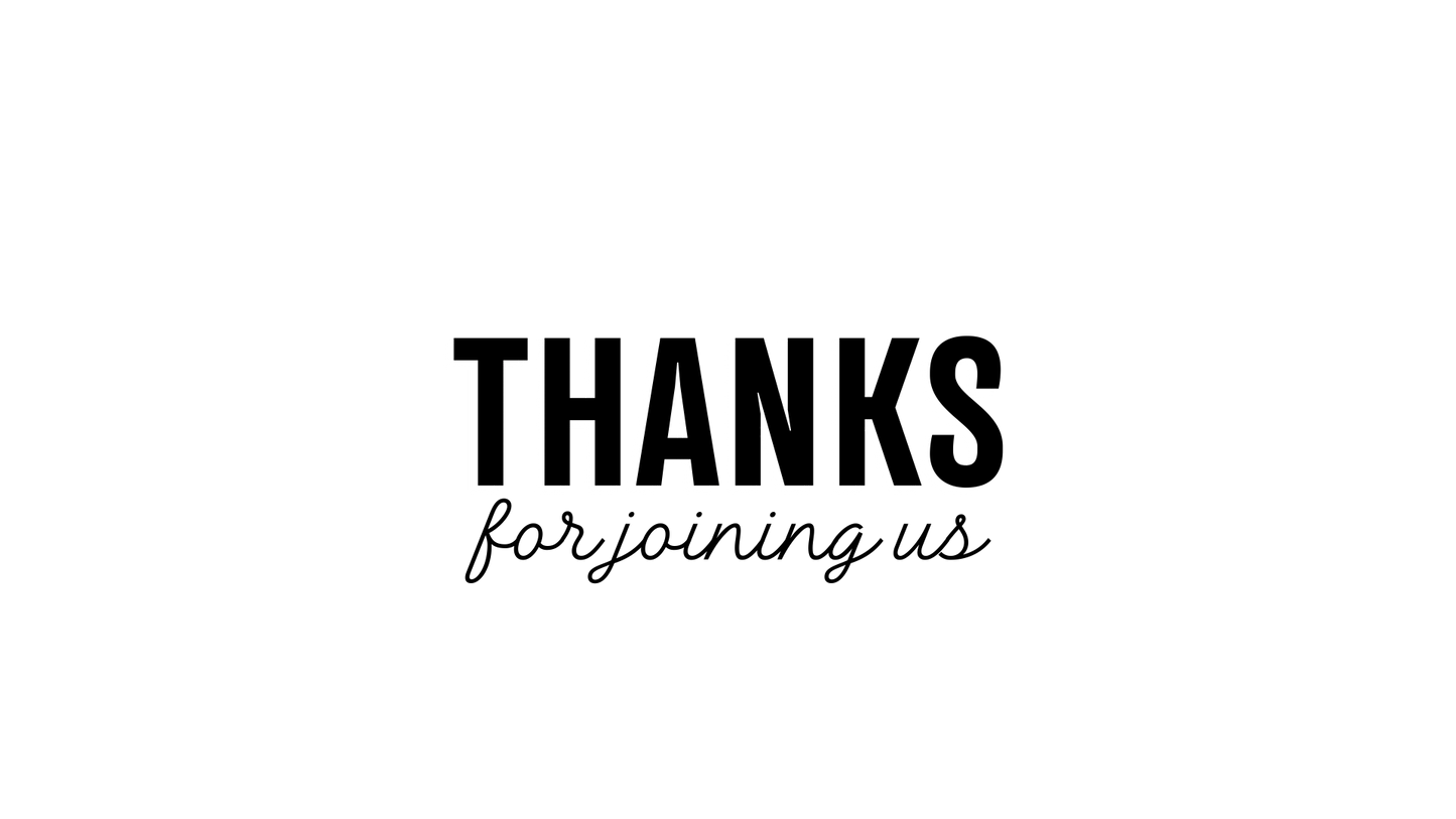 Bhm Thanks For Joining Us