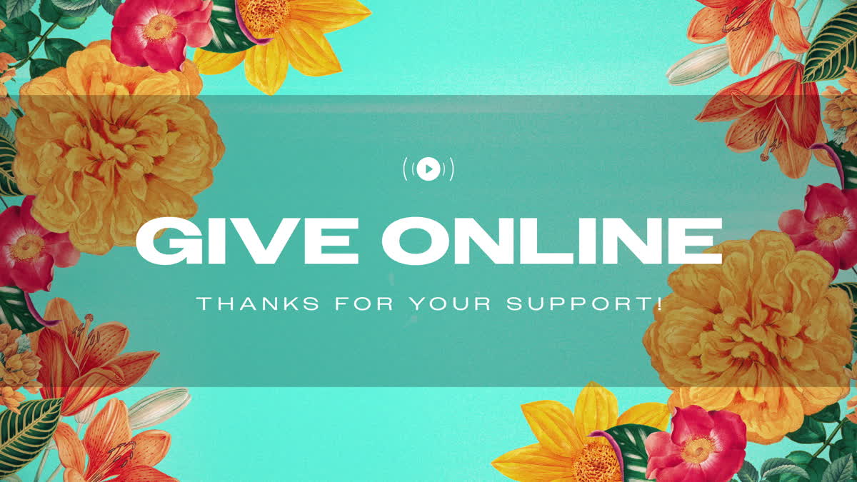 Vintage Floral Give Stream
