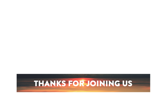 Sunrise Ocean Remix Lower Third Thanks For Joining Transparency