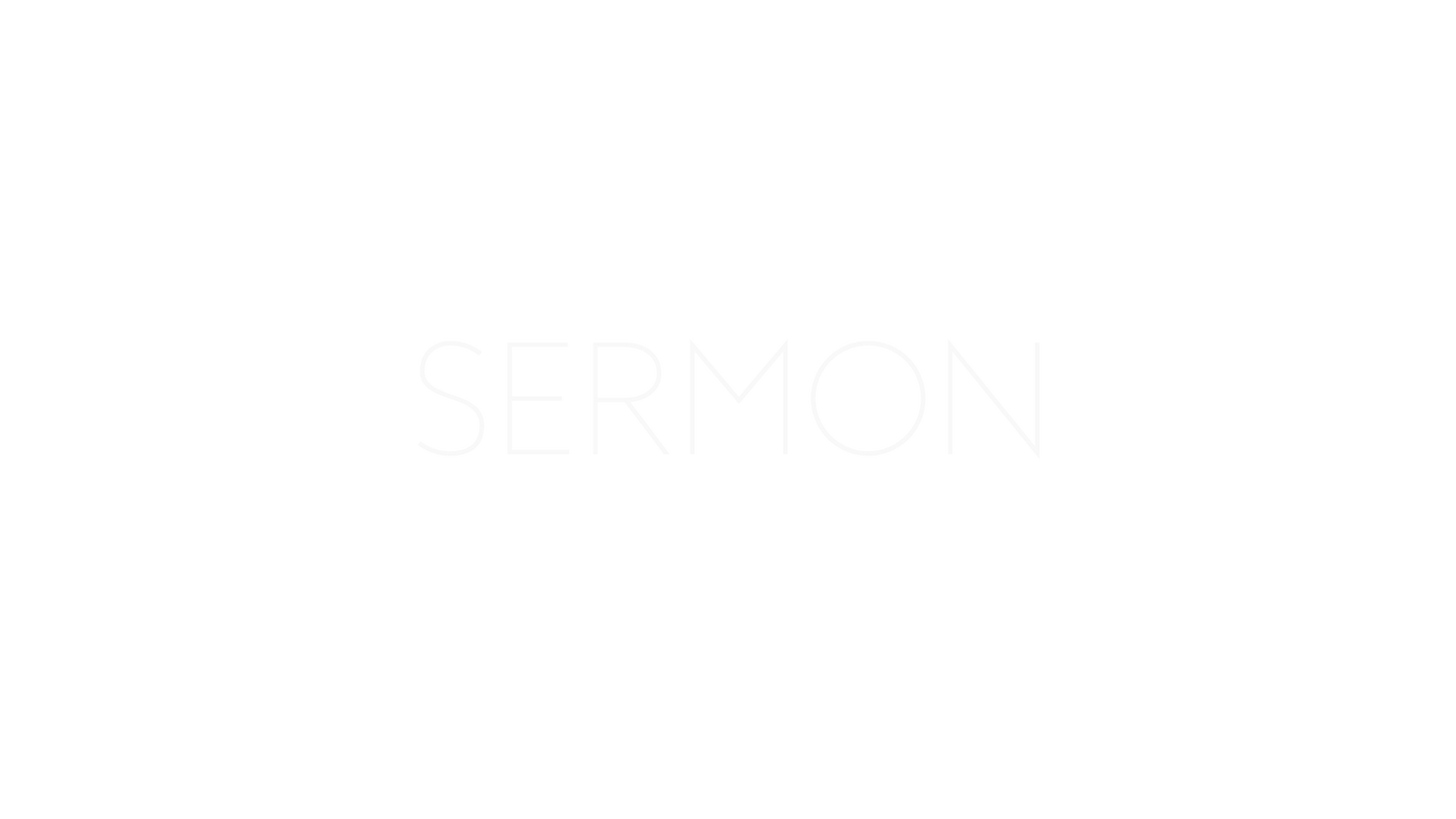 Summer Ripples Sermon