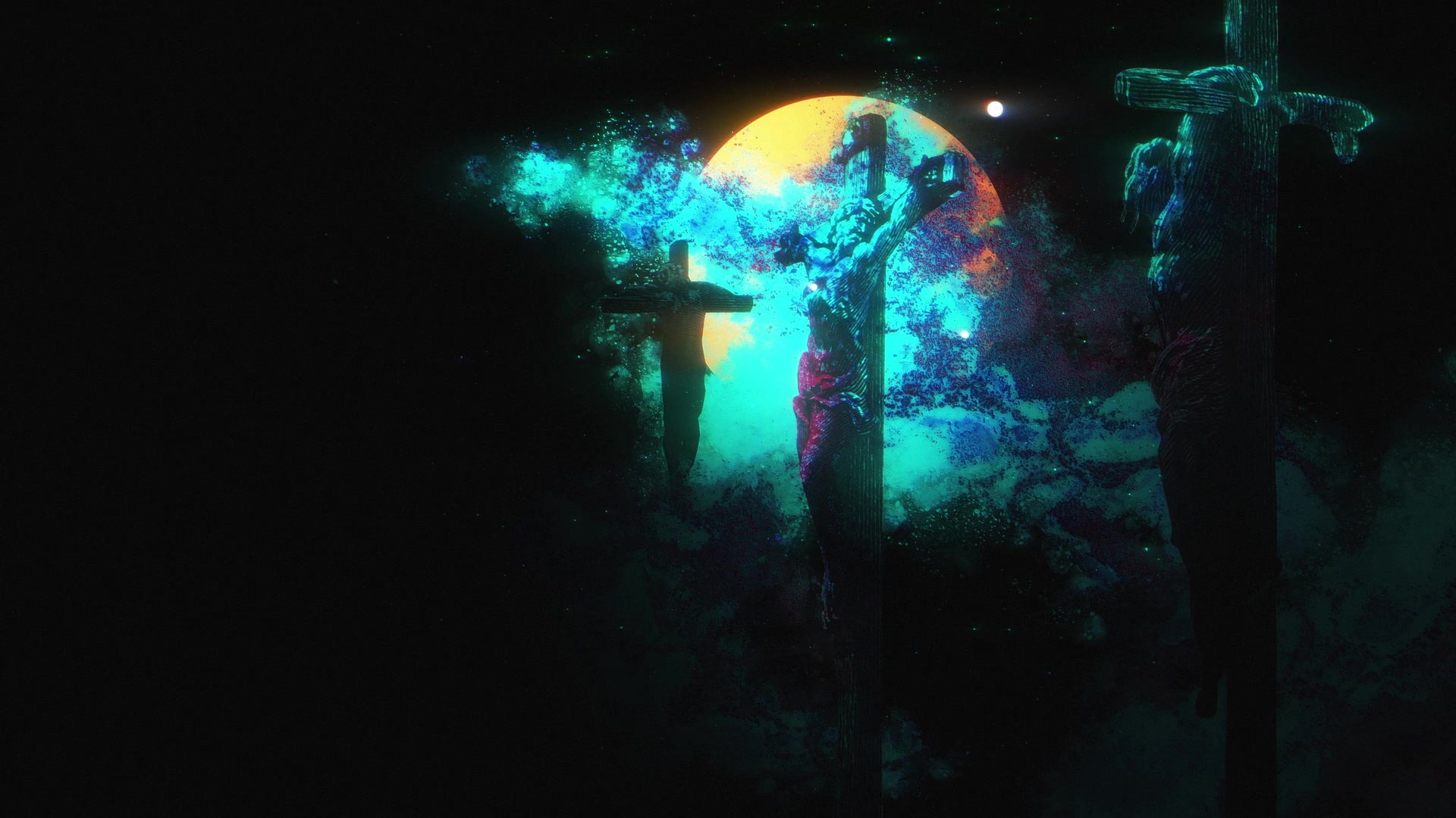 Holy Week Art Cross | Shift Worship