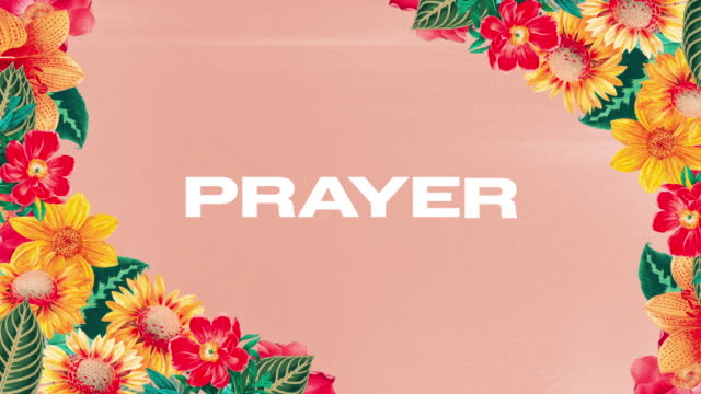 Vintage Floral Prayer