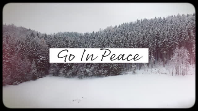 Retro Winter Go In Peace
