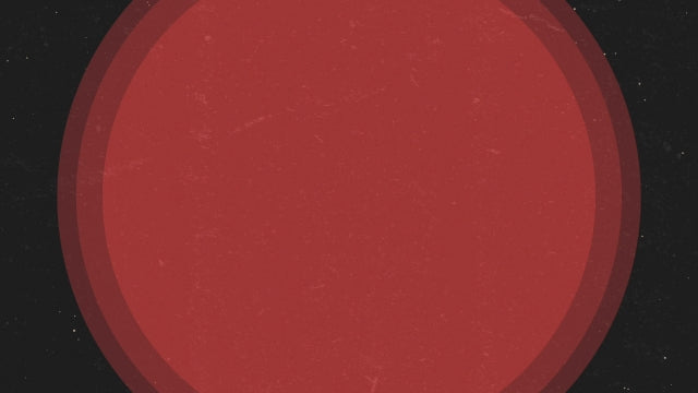 Modern Christmas Circles Red