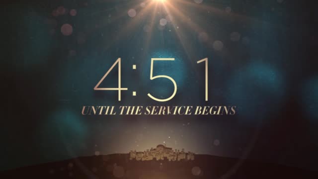 Bethlehem Bokeh Countdown