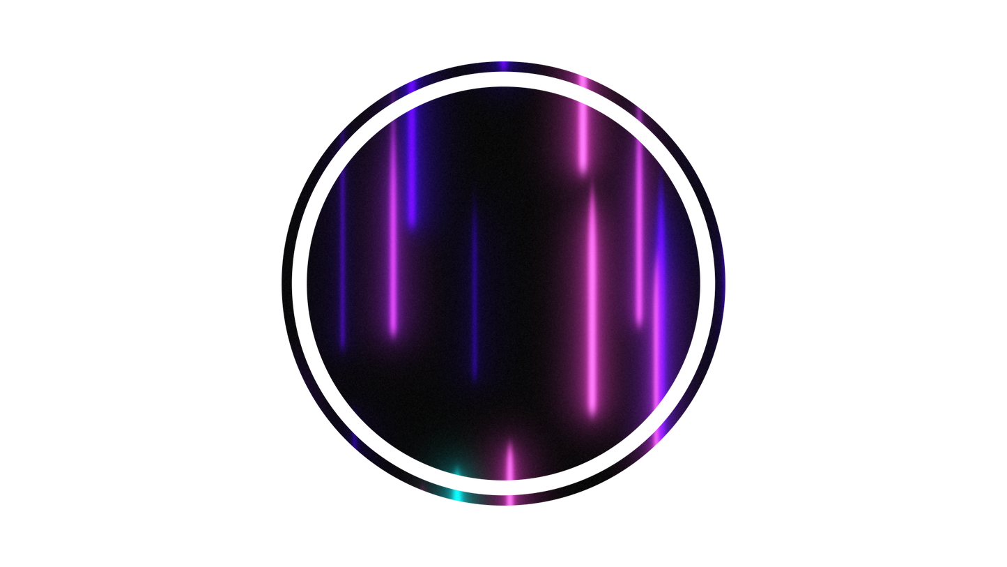 Neon Rain Circle 01