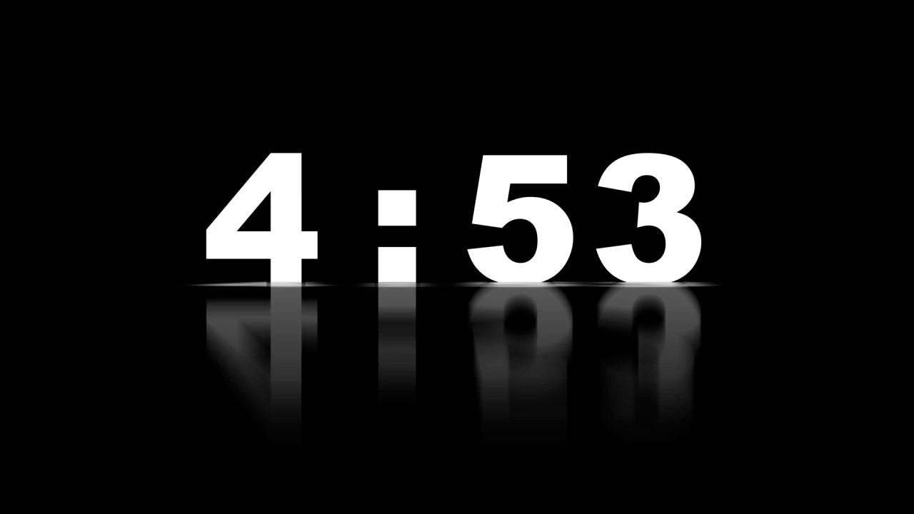 Black Reflect Countdown