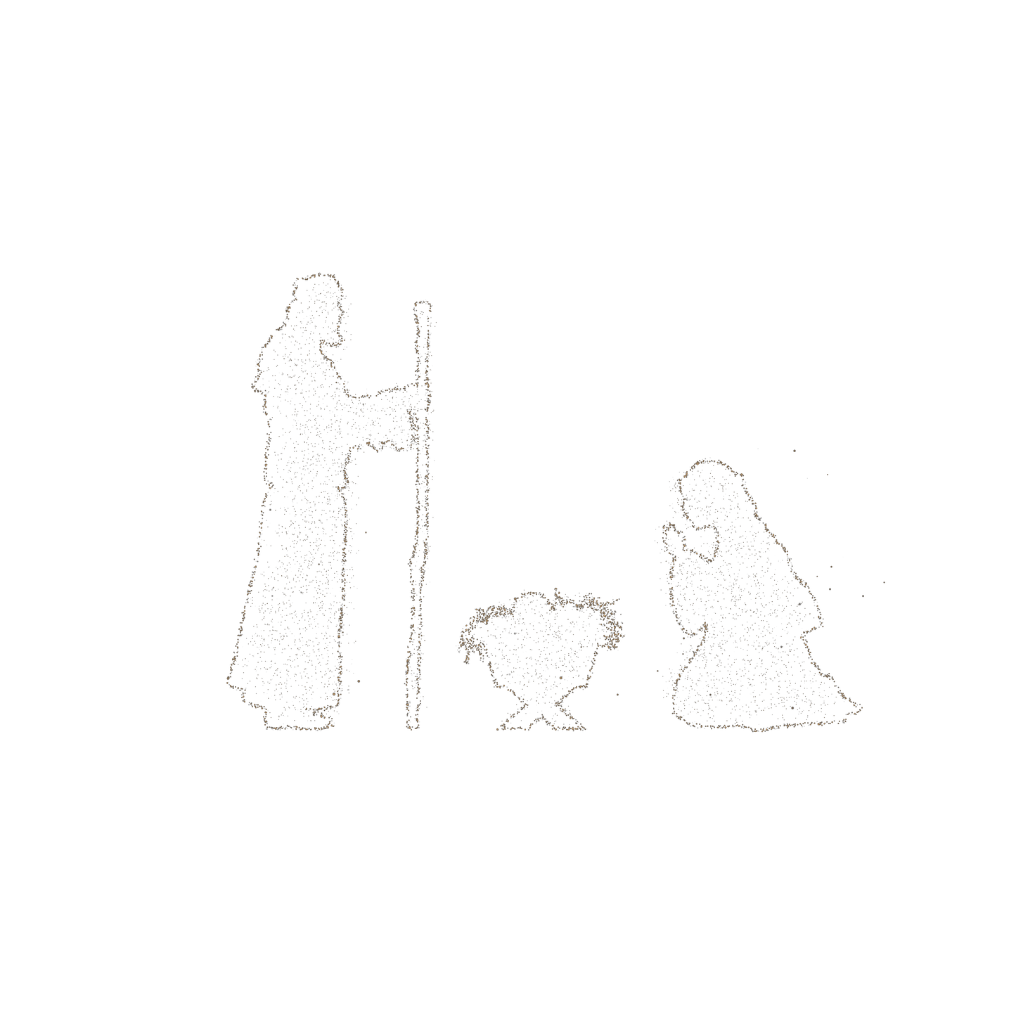 Sparkly Christmas Nativity
