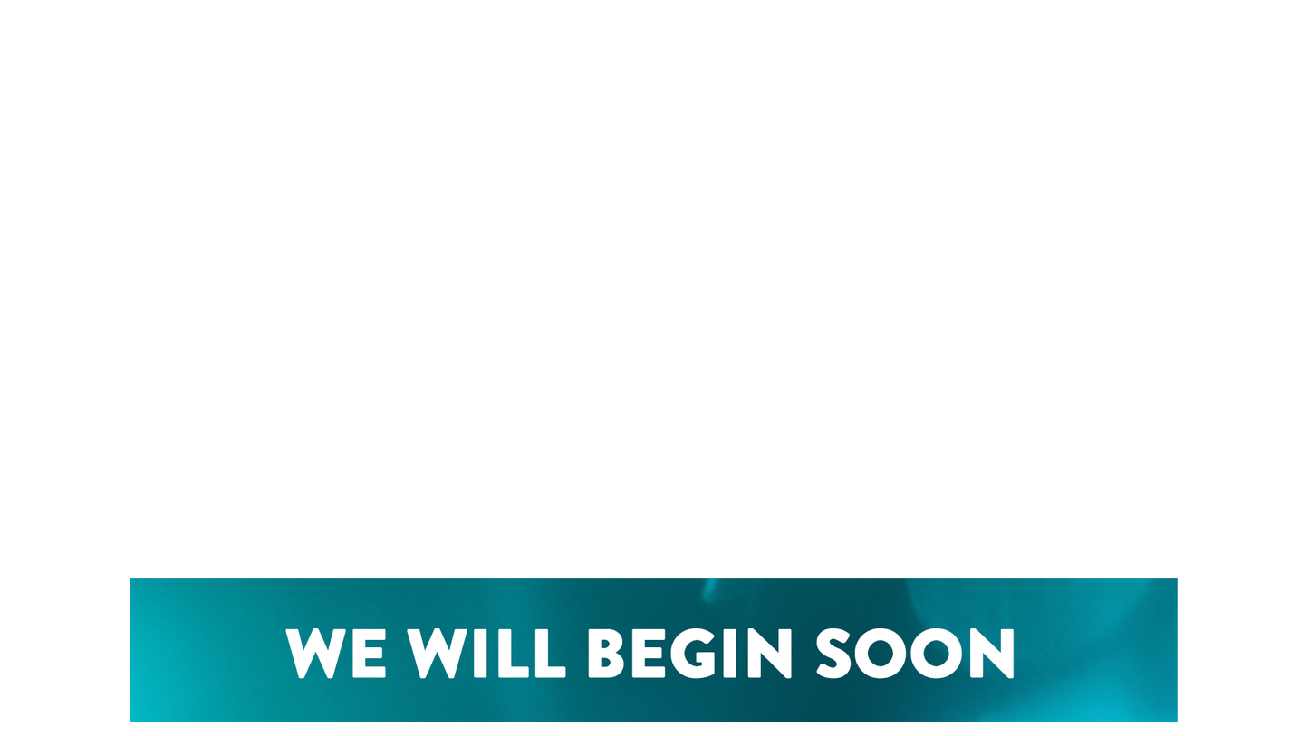 Scattered Light Lower Third We Will Begin Soon