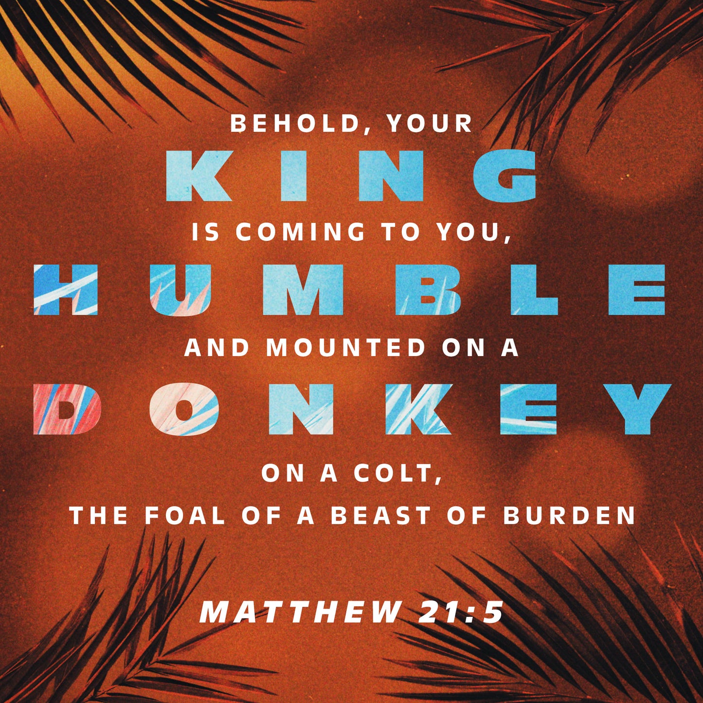 Vibrant Palms Scripture