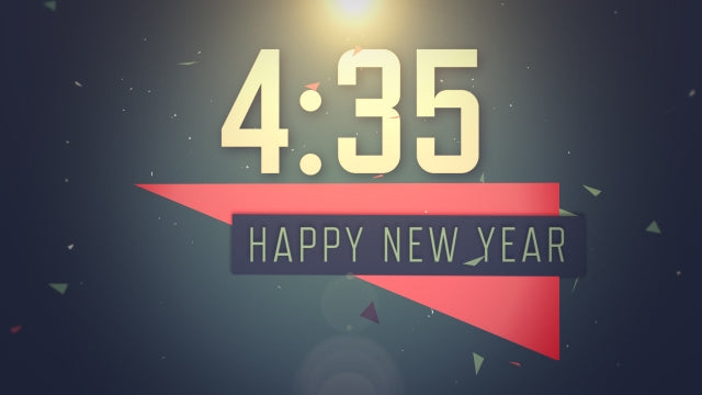 New Year's Confetti Countdown