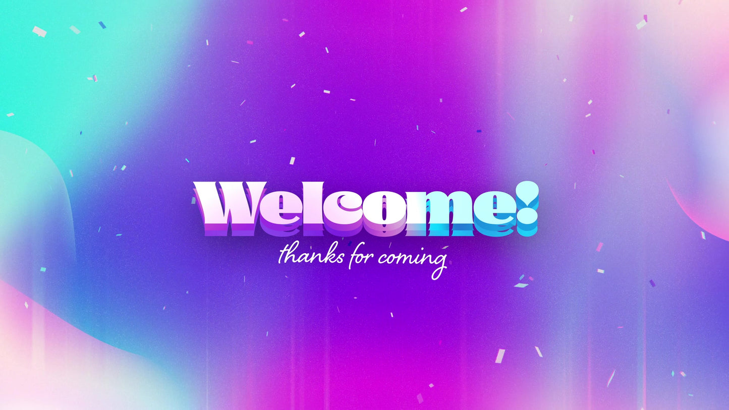 Superbright Celebration Welcome