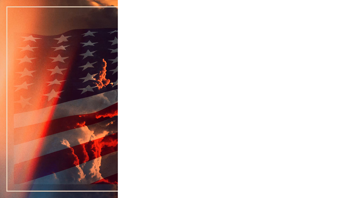 Veterans Day Lower Third Left Blank Transparency