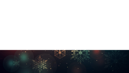 Vintage Christmas Lower Third Merry Christmas Transparency