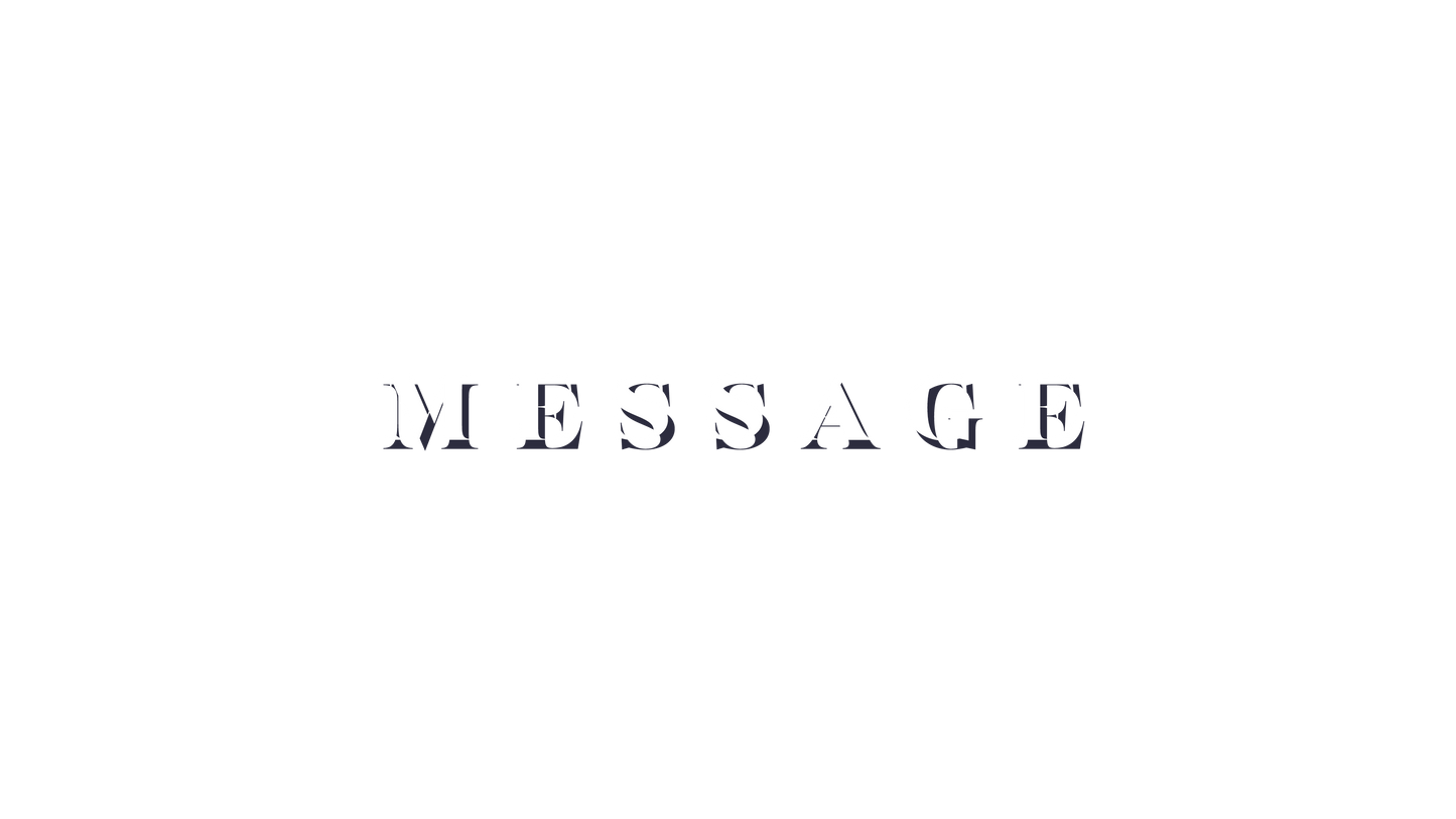Bleak Beauty Message