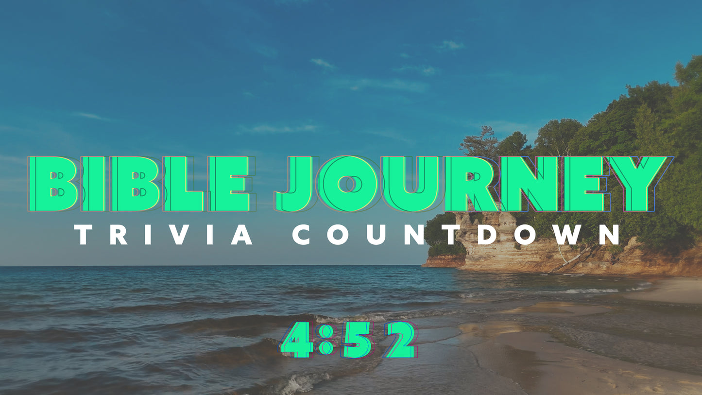 Bible Journey Trivia Countdown
