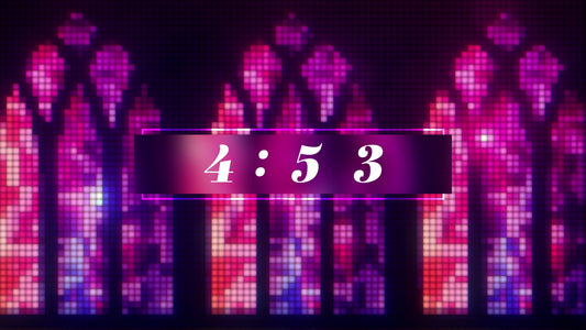 Pixel Glass Countdown