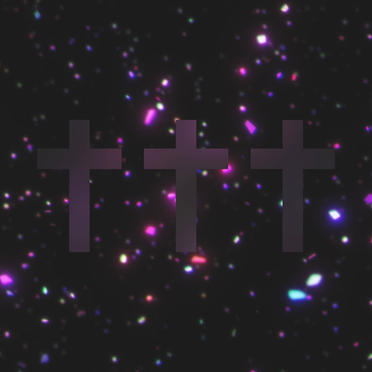 Glitterific New Year Crosses