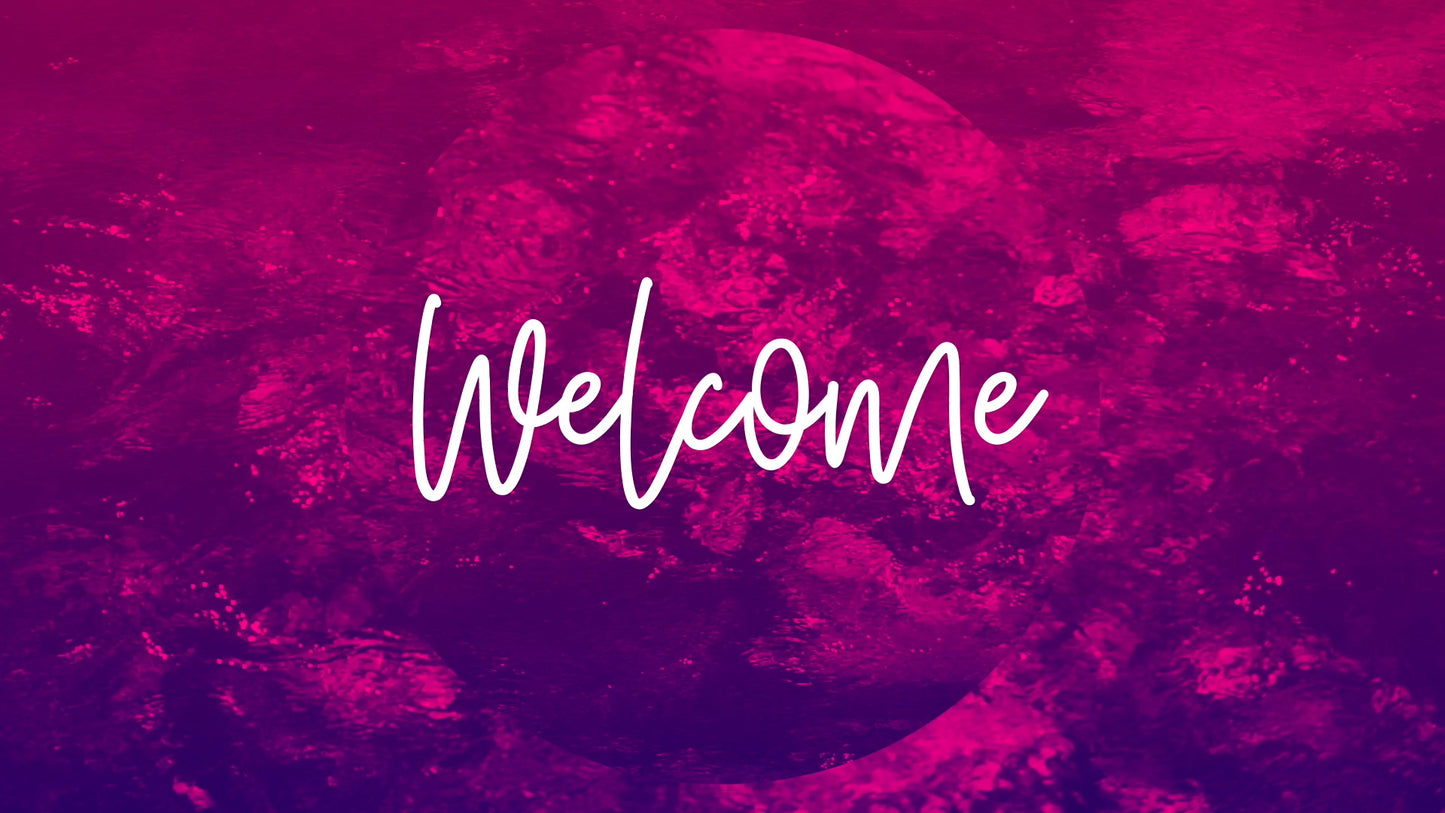 Neon Streams Welcome Still