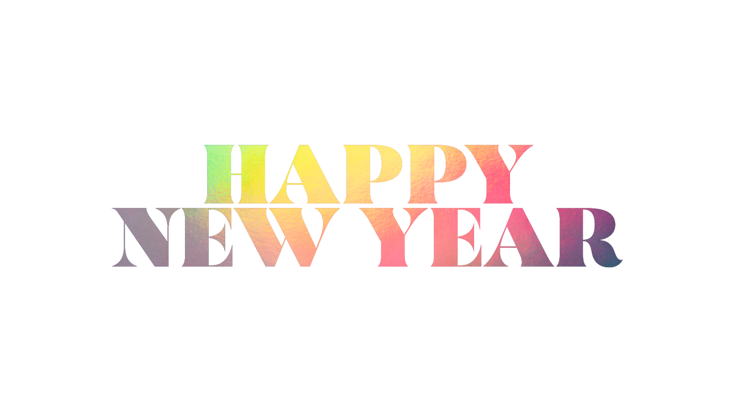 Glitter Fog Happy New Year