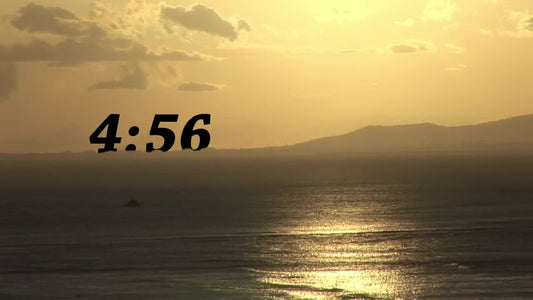 Ocean Sunset Countdown