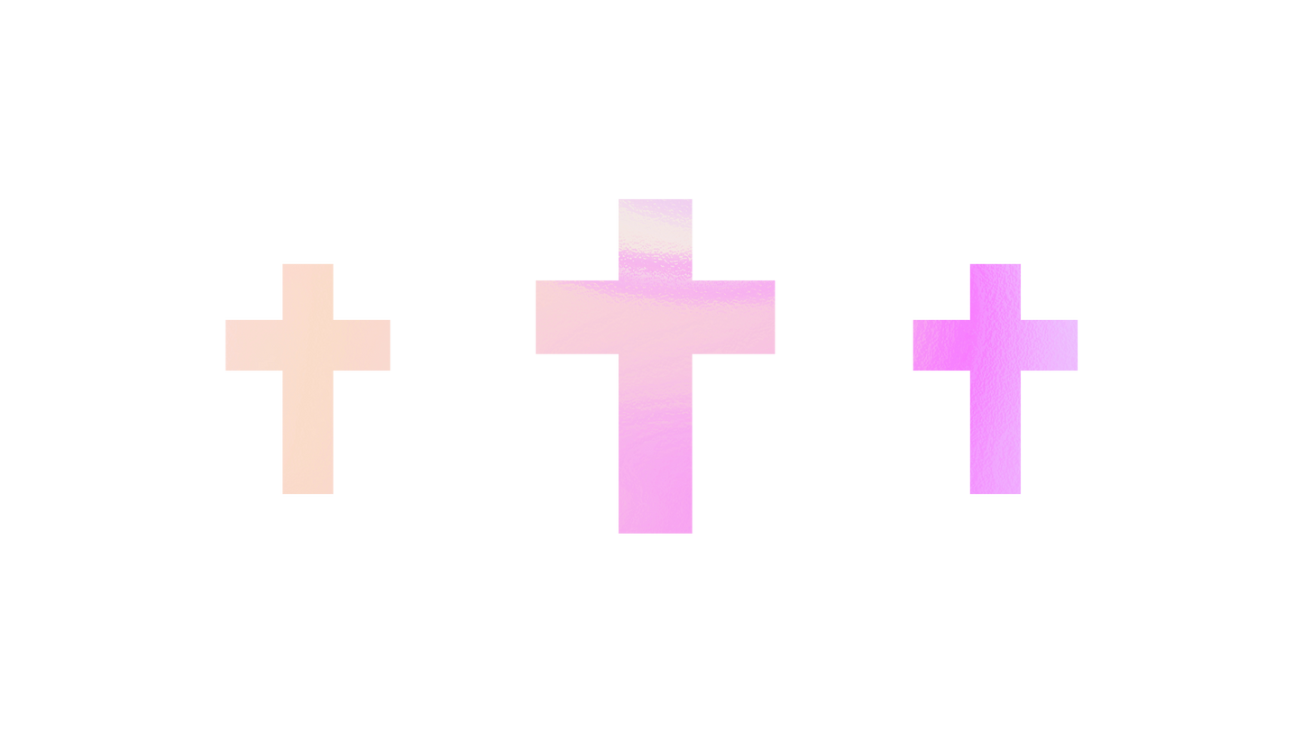 Easter Foil Crosses