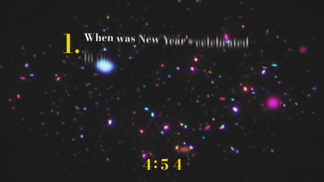 Glitterific New Year Trivia Countdown