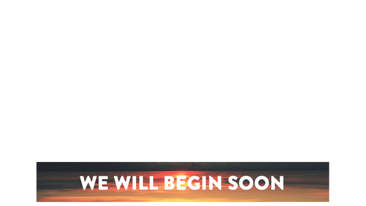 Sunrise Ocean Remix Lower Third We Will Begin Soon Transparency