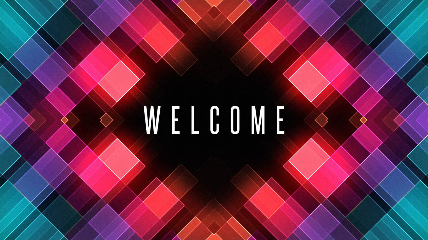 Mosaic Glow Welcome Still