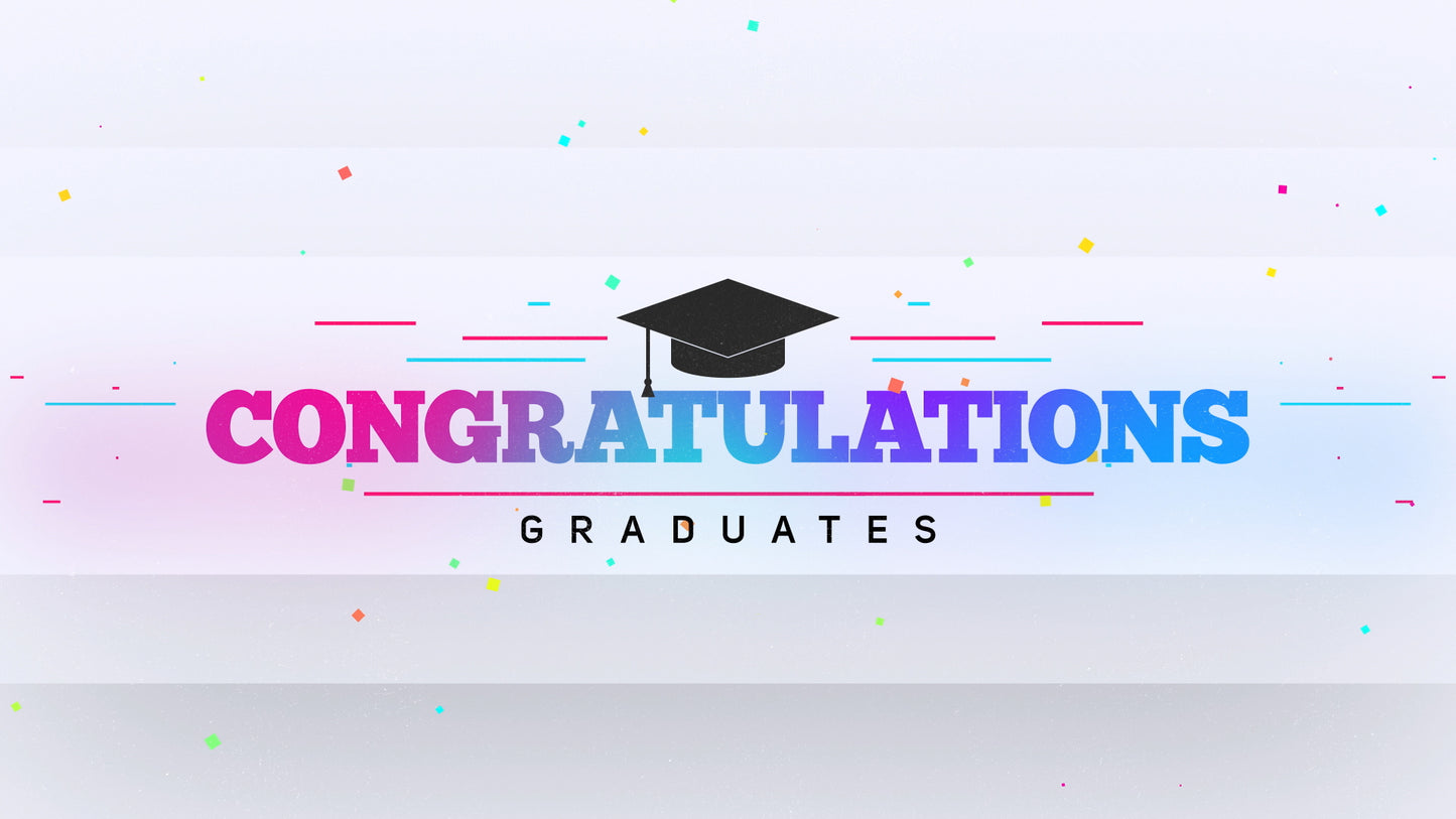 Colorful Graduation Title Still