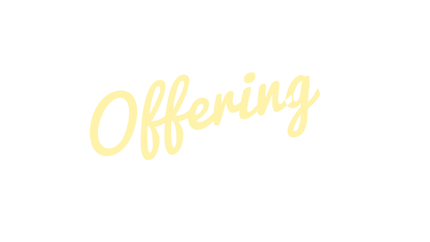 Big Fall Offering