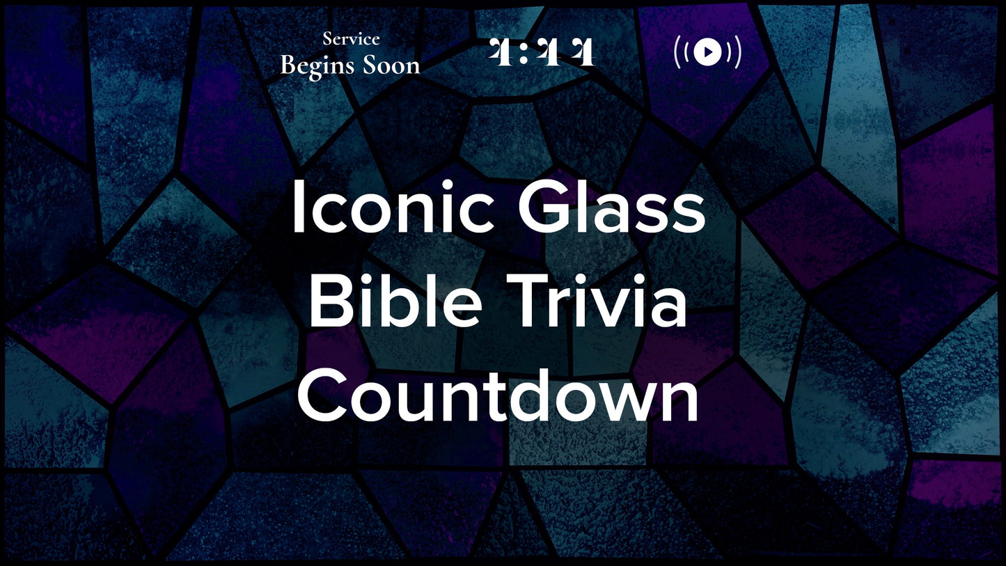 Iconic Glass Trivia Countdown
