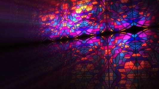 Modern Glass Colorful