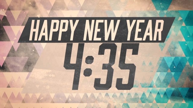 New Triangles New Year Countdown