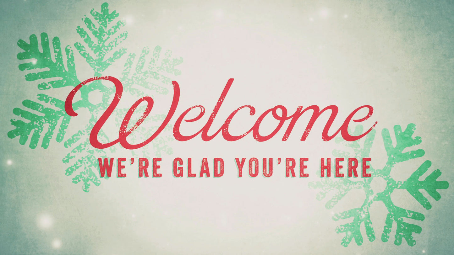 Snowlight Christmas Welcome Still