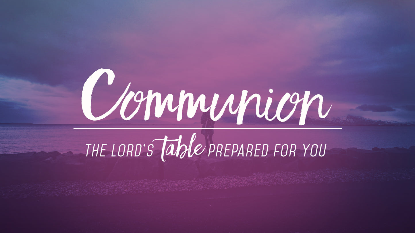 These Moments Water Communion