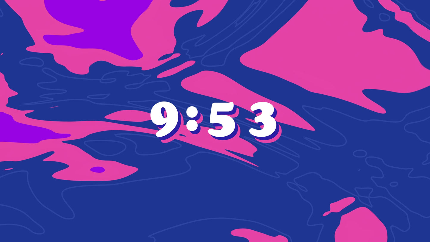 Color Topo 10 Min Countdown
