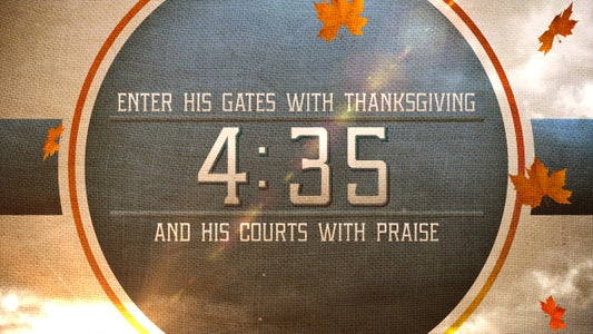 Thanksgiving Praise Countdown