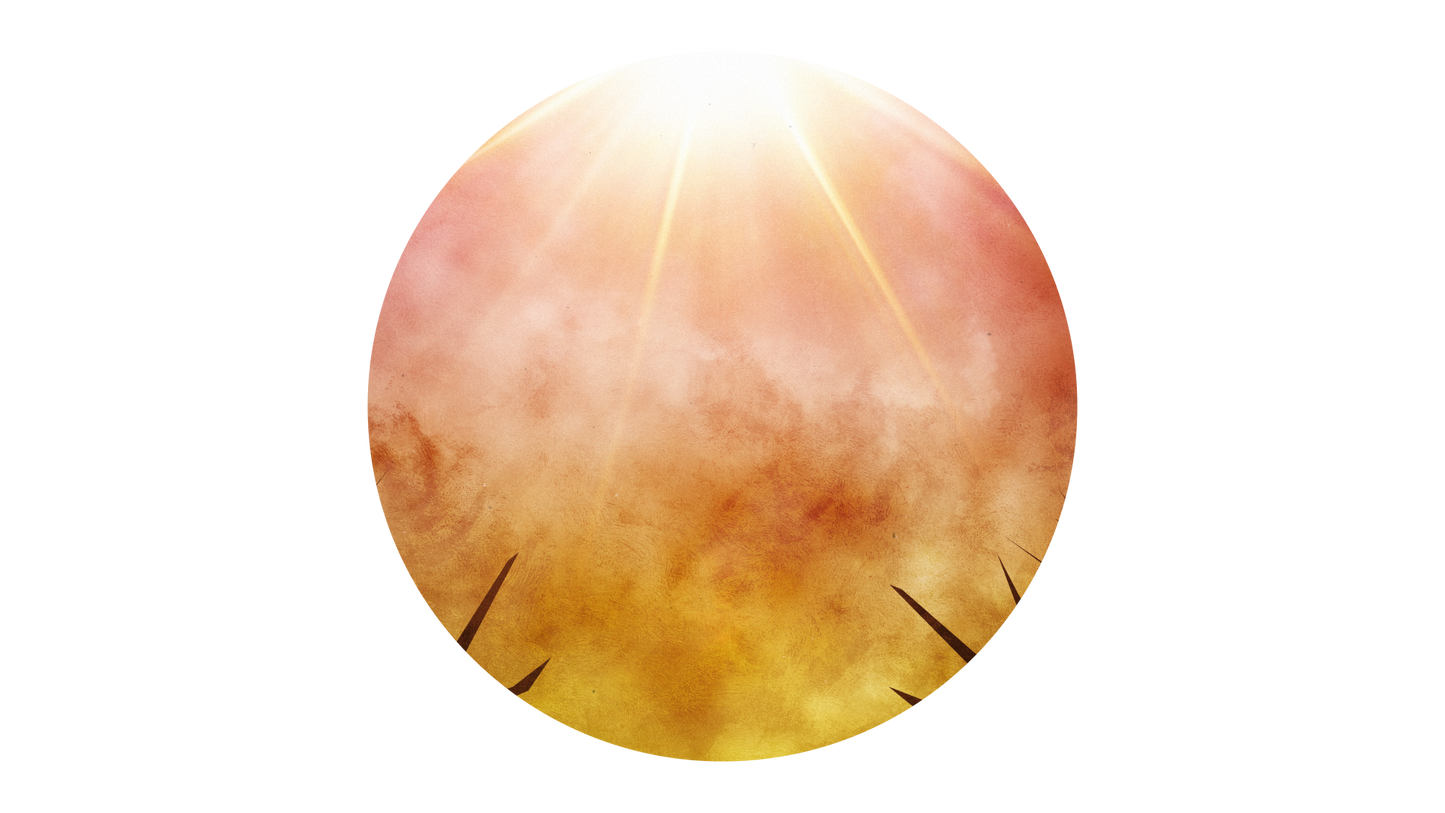 Bright Palm Sunday Overlay Circle 02