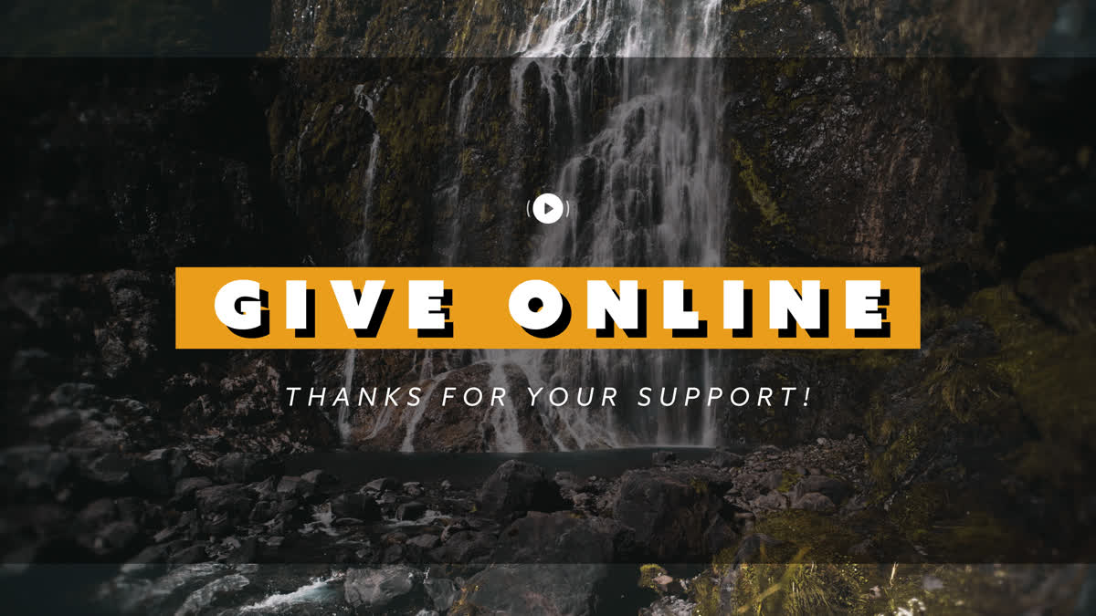 Waterfalls Give Stream