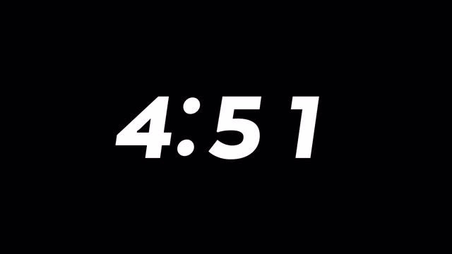ArquitectablackItalic Countdown Alpha