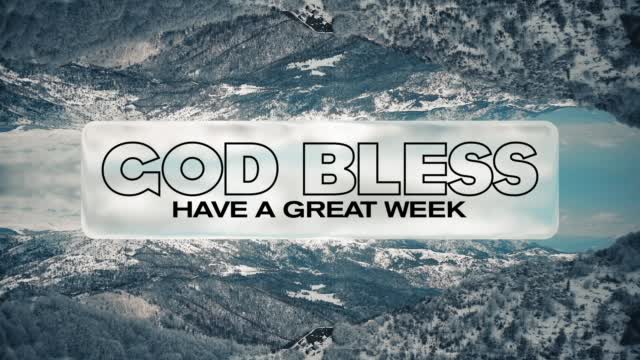 Glorious Winter God Bless