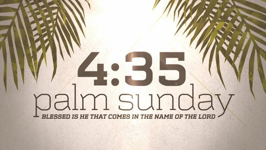 Palm Sunday Worship Countdown