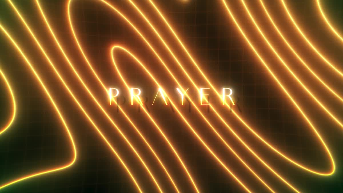 Neon Topo Prayer Still