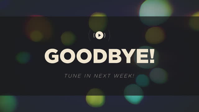 Blissful Bokeh Exit Stream