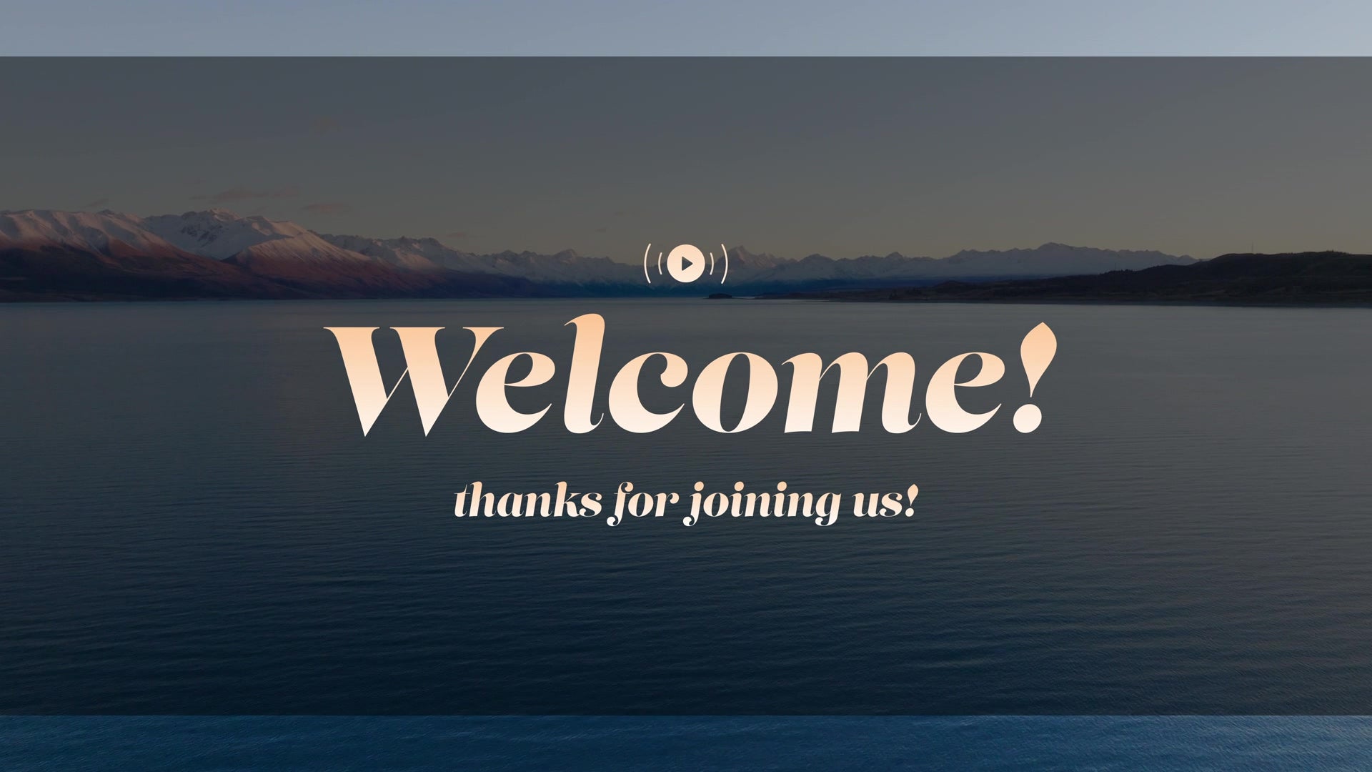 Mt Cook Welcome Stream | Still | Shift Worship