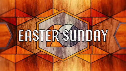 Holy Week Glass Easter Sunday