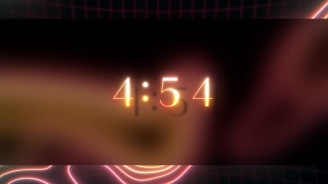 Neon Topo Countdown